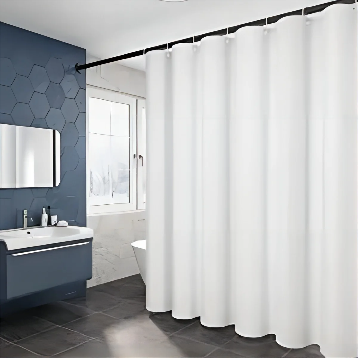 Waterproof Shower Curtain Mildew Proof Durable Bathroom Screens With Hook Modern Printed Bathtub Curtains Bathroom Accessories
Waterproof Shower Curtain Mildew Proof Durable Bathroom Screens With Hook Modern Printed Bathtub Curtains Bathroom Accessories