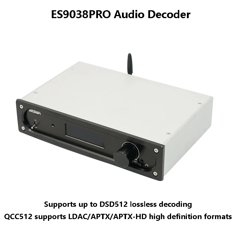 Flagship ES9038PRO HIFI Audio Decoder with DSD512 32bit 384k Lossless Decoding QCC5125 Bluetooth 5.1 Audiophile Audio Decoder
Flagship ES9038PRO HIFI Audio Decoder with DSD512 32bit 384k Lossless Decoding QCC5125 Bluetooth 5.1 Audiophile Audio Decoder