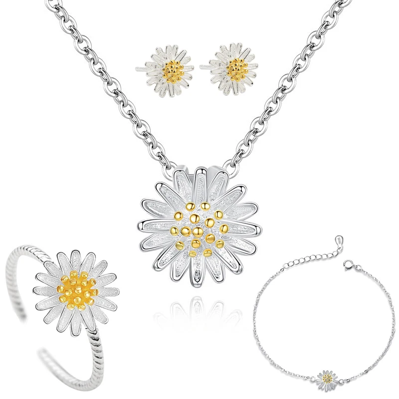 REETI Dubai Boho Fashion Opal Jewelry Sets 925 Sterling Silver Daisy Necklaces Charm Bracelet Ring for Women Statement Jewelry
REETI Dubai Boho Fashion Opal Jewelry Sets 925 Sterling Silver Daisy Necklaces Charm Bracelet Ring for Women Statement Jewelry