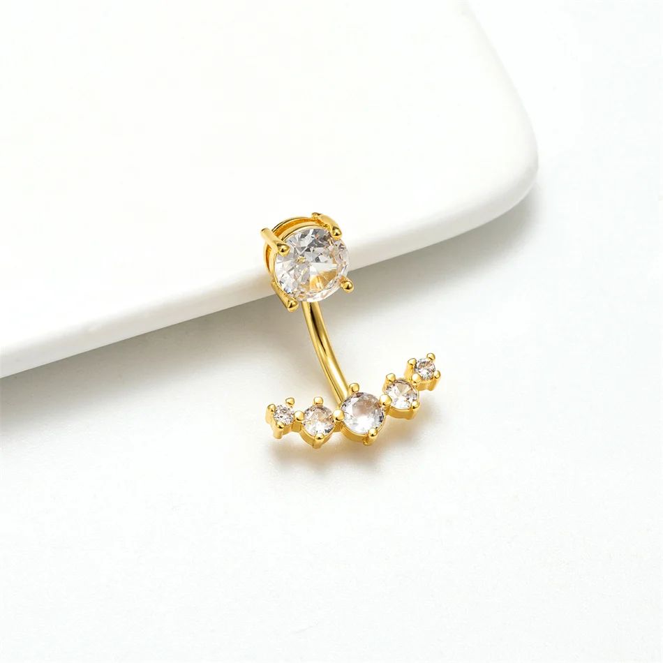 Crystal Belly Button Ring for Women Teen Unique 14G 316L Stainless Steel Dangle Navel Piercing Barbell Bling Zircon Body Jewelry
Crystal Belly Button Ring for Women Teen Unique 14G 316L Stainless Steel Dangle Navel Piercing Barbell Bling Zircon Body Jewelry