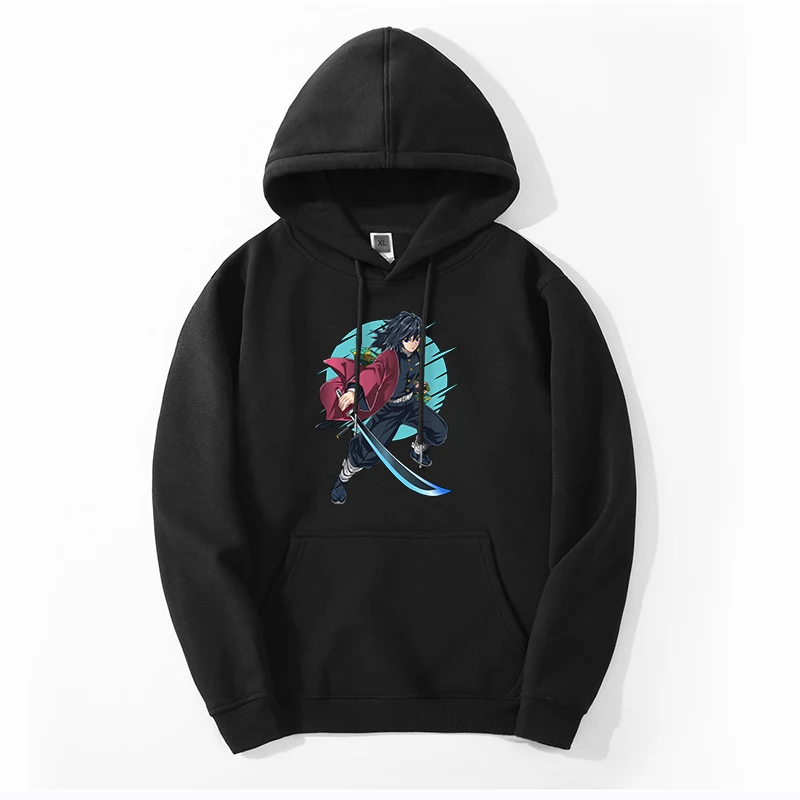 Autumn Men Fashion Anime Demon Slayer Tanjirou Hooded Sweatshirts Giyuu Hoodie Simple Fabrics Top Kimetsu no Yaiba Clothes
Autumn Men Fashion Anime Demon Slayer Tanjirou Hooded Sweatshirts Giyuu Hoodie Simple Fabrics Top Kimetsu no Yaiba Clothes