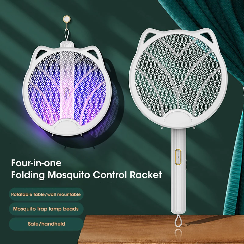 Electric Mosquito Swatter Killer USB Rechargeable Foldable Electric Shocker UV Light Bug Trap Flies Summer Fly Swatter
Electric Mosquito Swatter Killer USB Rechargeable Foldable Electric Shocker UV Light Bug Trap Flies Summer Fly Swatter