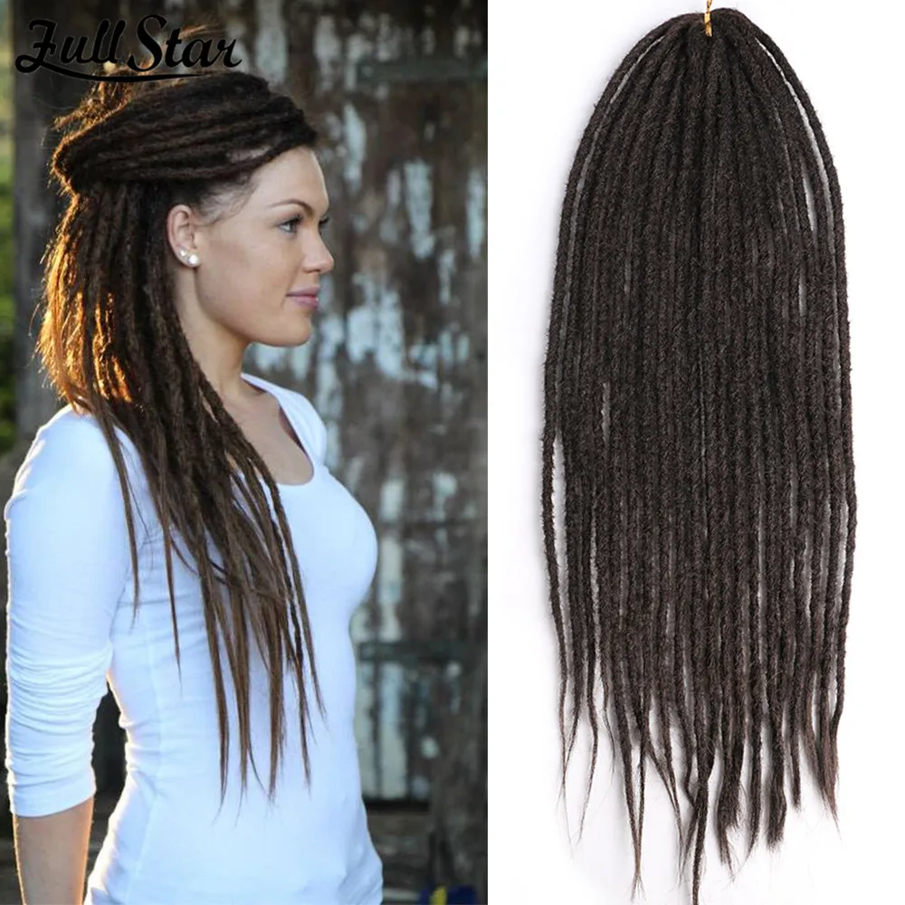 Full Star 24" Black Double End Dreadlocks Synthetic Hair Braiding Hair Hard Twist Crochet Braids Darling Dreadlocs for Women
Full Star 24" Black Double End Dreadlocks Synthetic Hair Braiding Hair Hard Twist Crochet Braids Darling Dreadlocs for Women