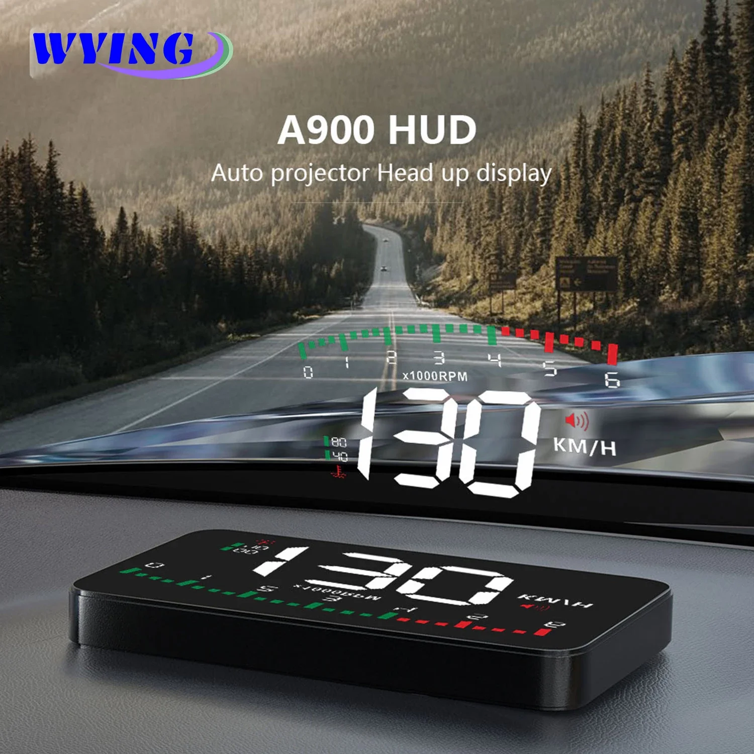 WYING A900 Car HUD OBD2 Head Up Display Car Digital Alarm Speedometer Projector Auto Windshield Electronics Accessories
WYING A900 Car HUD OBD2 Head Up Display Car Digital Alarm Speedometer Projector Auto Windshield Electronics Accessories