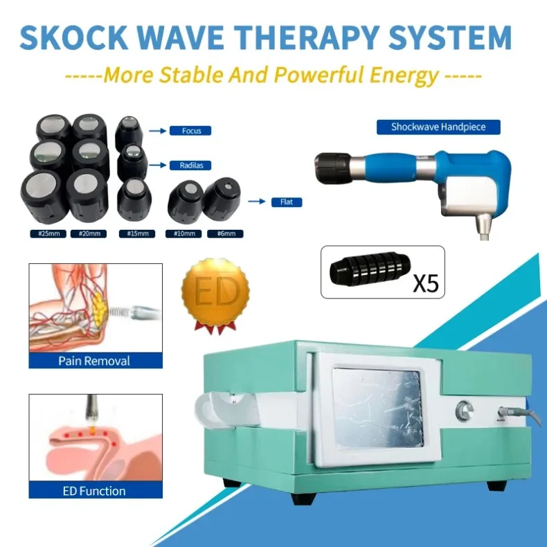 5 Transmitters Shockwave Therapy Machine For Joints Pain Relief Erectile Dysfunction Treatment Salon Home Use Beauty Machines
5 Transmitters Shockwave Therapy Machine For Joints Pain Relief Erectile Dysfunction Treatment Salon Home Use Beauty Machines