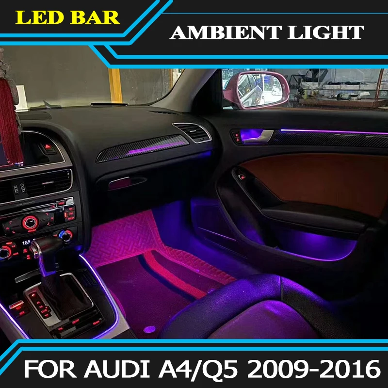 LED Ambient Light for Audi A4 B8 2010-2016 Q5 2009-2016 Replace Peach wood Carbon Look Lamp Grain Decorate Lamp
LED Ambient Light for Audi A4 B8 2010-2016 Q5 2009-2016 Replace Peach wood Carbon Look Lamp Grain Decorate Lamp