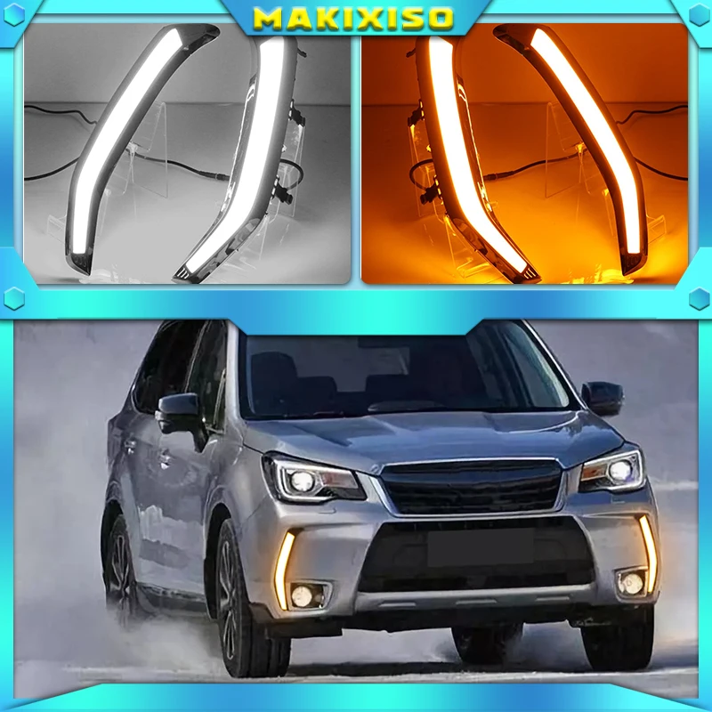 Автомобильные светодиодные дневные ходовые огни для Subaru Forester, дневные ходовые огни, указатели поворота, 2 шт., 2013, 2014, 2015, 2016, 2017, 2018
Автомобильные светодиодные дневные ходовые огни для Subaru Forester, дневные ходовые огни, указатели поворота, 2 шт., 2013, 2014, 2015, 2016, 2017, 2018