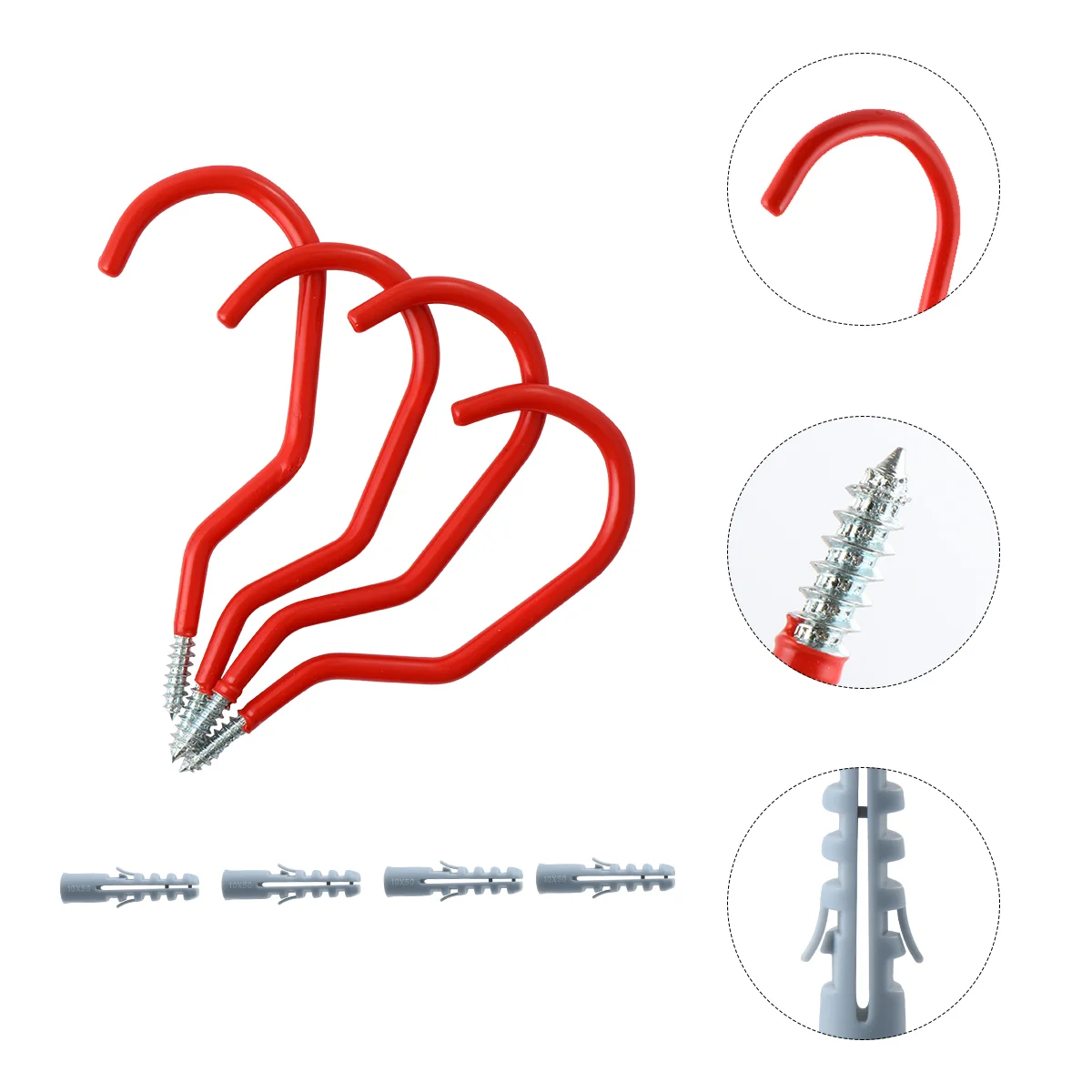 Bike Hook with Bolts Wall Mounted Clothes Rack Hooks for Metal Coat Hangers Storage Heavy Duty
Bike Hook with Bolts Wall Mounted Clothes Rack Hooks for Metal Coat Hangers Storage Heavy Duty