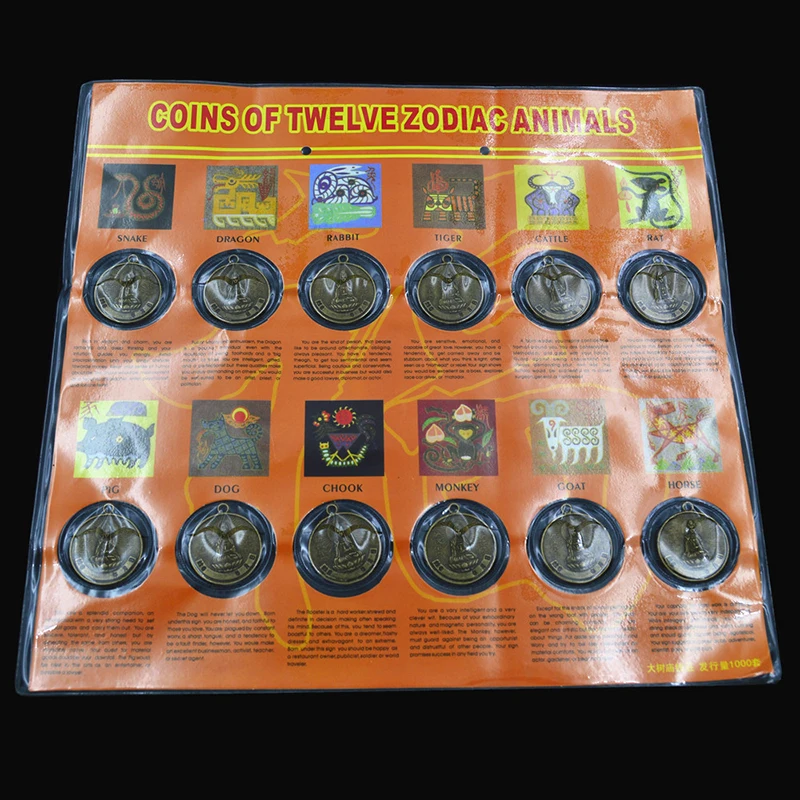 Chinese Zodiac Luck Coins, Wealth Success, Fortune Copper Coin, Emperors Keepsake for Gifts, Auspicious Amulet Collection
Chinese Zodiac Luck Coins, Wealth Success, Fortune Copper Coin, Emperors Keepsake for Gifts, Auspicious Amulet Collection