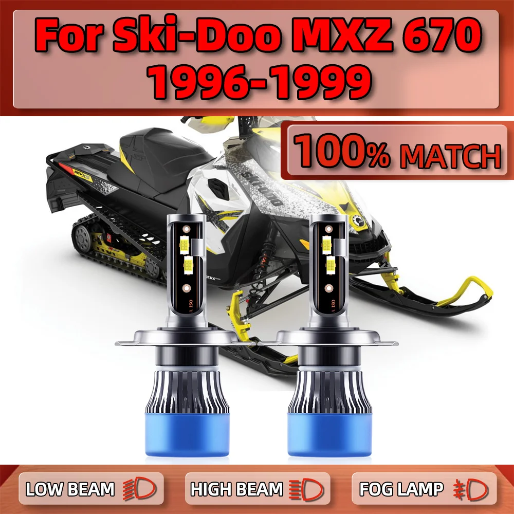 120W H4 LED Headlight Bulbs With Fan 20000LM Turbo Auto Headlamps 6000K White 12V For Ski-Doo MXZ 670 1996 1997 1998 1999
120W H4 LED Headlight Bulbs With Fan 20000LM Turbo Auto Headlamps 6000K White 12V For Ski-Doo MXZ 670 1996 1997 1998 1999