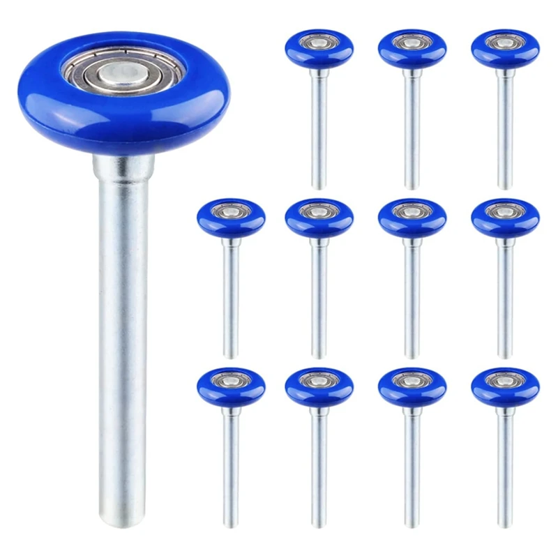 12 Pack 1.8 Inch Nylon Sealed Garage Door Rollers Set Quiet/Durable And High Load, High Performance Bearing Kit Blue
12 Pack 1.8 Inch Nylon Sealed Garage Door Rollers Set Quiet/Durable And High Load, High Performance Bearing Kit Blue