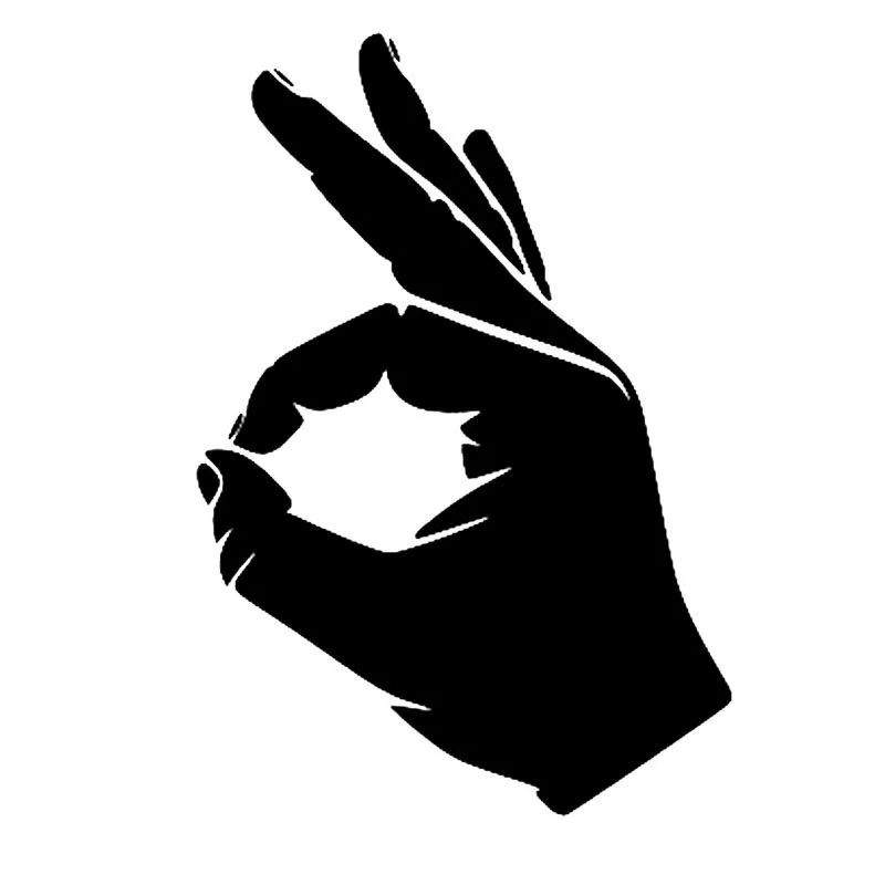 Interesting OK Circle Hand Gesture Car Stickers Car Body Trunk Motorcycle Vinyl Decal Funny Car Styling Car Accessories
Interesting OK Circle Hand Gesture Car Stickers Car Body Trunk Motorcycle Vinyl Decal Funny Car Styling Car Accessories