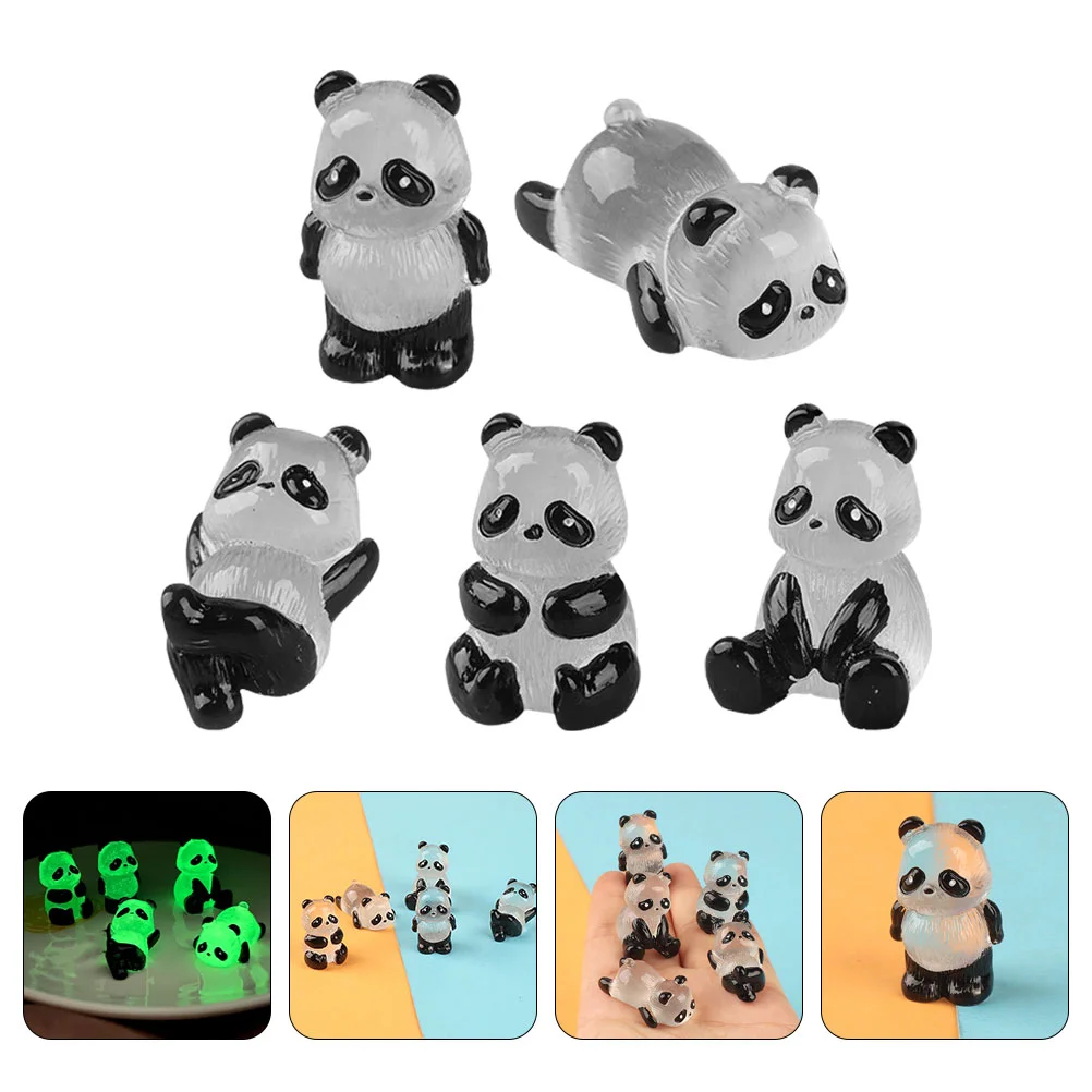 5 Pcs Animal Micro Landscape Panda Figurines Garden Decoration Trinkets Glow The Dark Mini Miniature
5 Pcs Animal Micro Landscape Panda Figurines Garden Decoration Trinkets Glow The Dark Mini Miniature