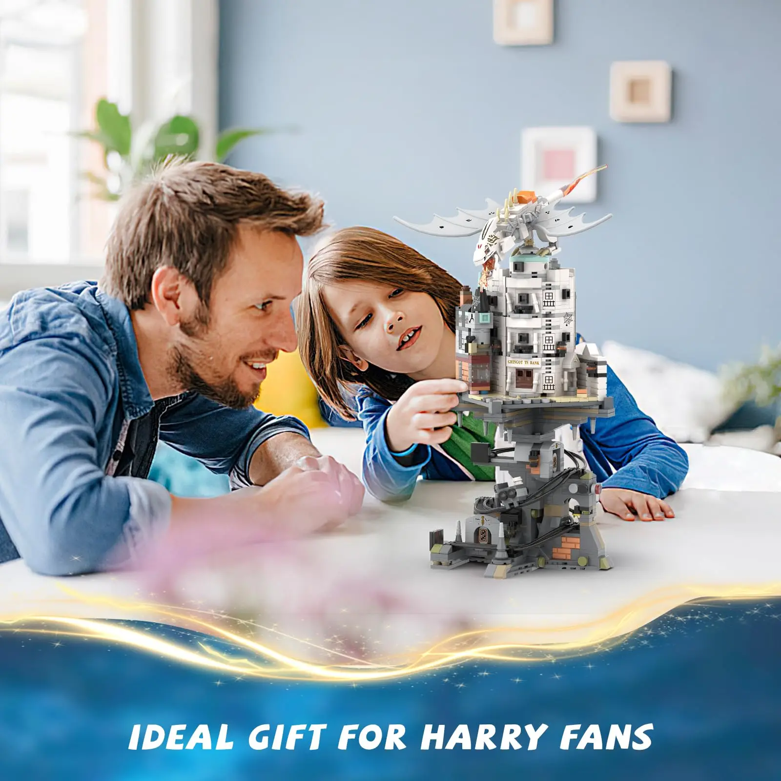 1056PCS Harry Castle Potter Wizarding Bank Building Set Diagon Alley Architecture Model Collection Gifts Building Toy for Adults 1056PCS Harry Castle Potter Wizarding Bank Building Set Diagon Alley Architecture Model Collection Gifts Building Toy for Adults