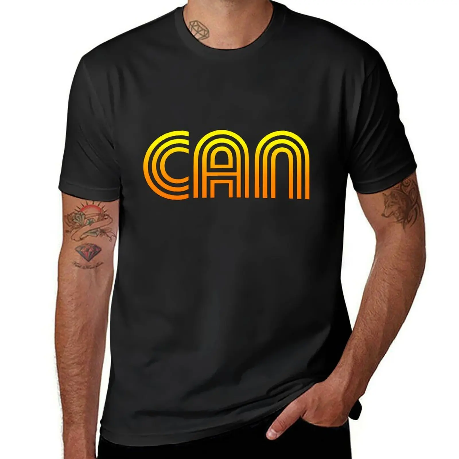 Can- krautrock logo T-Shirt summer top boys animal print graphics anime clothes Men's cotton t-shirt
Can- krautrock logo T-Shirt summer top boys animal print graphics anime clothes Men's cotton t-shirt