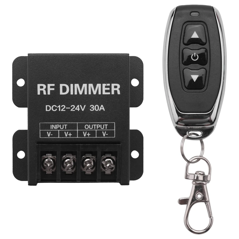 LBER 12V RF LED Dimmer Wireless Brightness 3 Keys Remote Controller DC 12V- 24V 30A 360W 720W for 5050 3528 Single Color Strip L
LBER 12V RF LED Dimmer Wireless Brightness 3 Keys Remote Controller DC 12V- 24V 30A 360W 720W for 5050 3528 Single Color Strip L