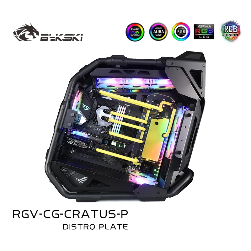 Bykski PC Water Cooling RGB Distro Plate & Reservoir Tank for Cougar CRATUS Chassis RGV-CG-CRATUS-P
Bykski PC Water Cooling RGB Distro Plate & Reservoir Tank for Cougar CRATUS Chassis RGV-CG-CRATUS-P