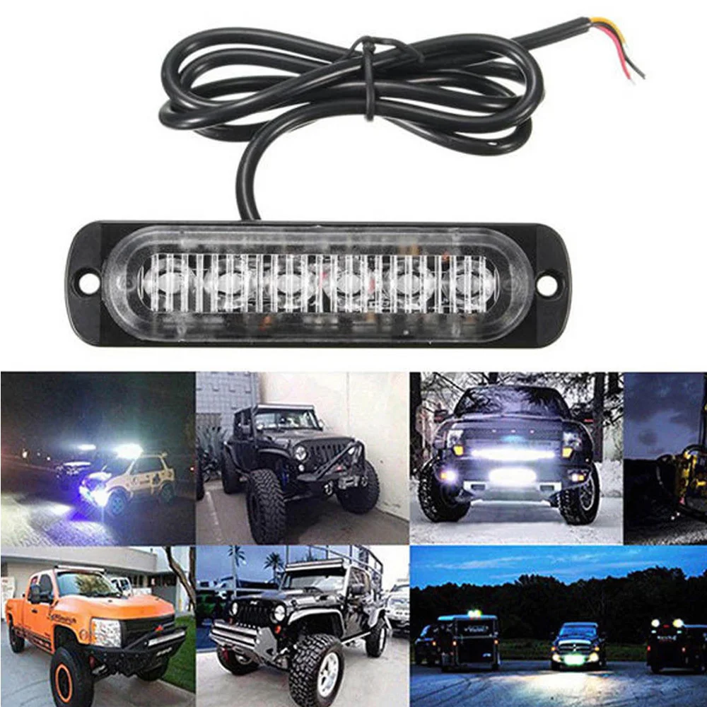 1x Car 6LED DRL Daytime Running Light White Flash Lamp DC12V-24V 18W 333mA Signal Lamps Fits For Car, SUV, Van, Truck, ATV, UTV
1x Car 6LED DRL Daytime Running Light White Flash Lamp DC12V-24V 18W 333mA Signal Lamps Fits For Car, SUV, Van, Truck, ATV, UTV