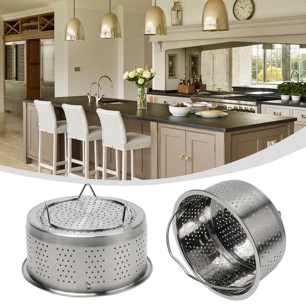 Steamer Basket Steamer Pot Dining For Pressure Cooker Steam Basket Stainless Steel 1pcs Home Kitchen Silicone Handle
Steamer Basket Steamer Pot Dining For Pressure Cooker Steam Basket Stainless Steel 1pcs Home Kitchen Silicone Handle