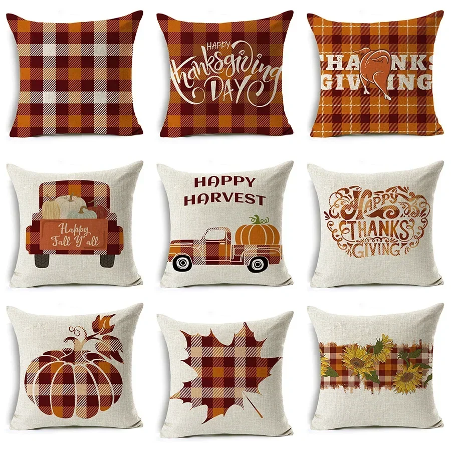 Thanksgiving Day Pillow Cases Hello Autumn Cotton Linen Sofa Car Pumpkin Cushion Cover Home Decor
Thanksgiving Day Pillow Cases Hello Autumn Cotton Linen Sofa Car Pumpkin Cushion Cover Home Decor