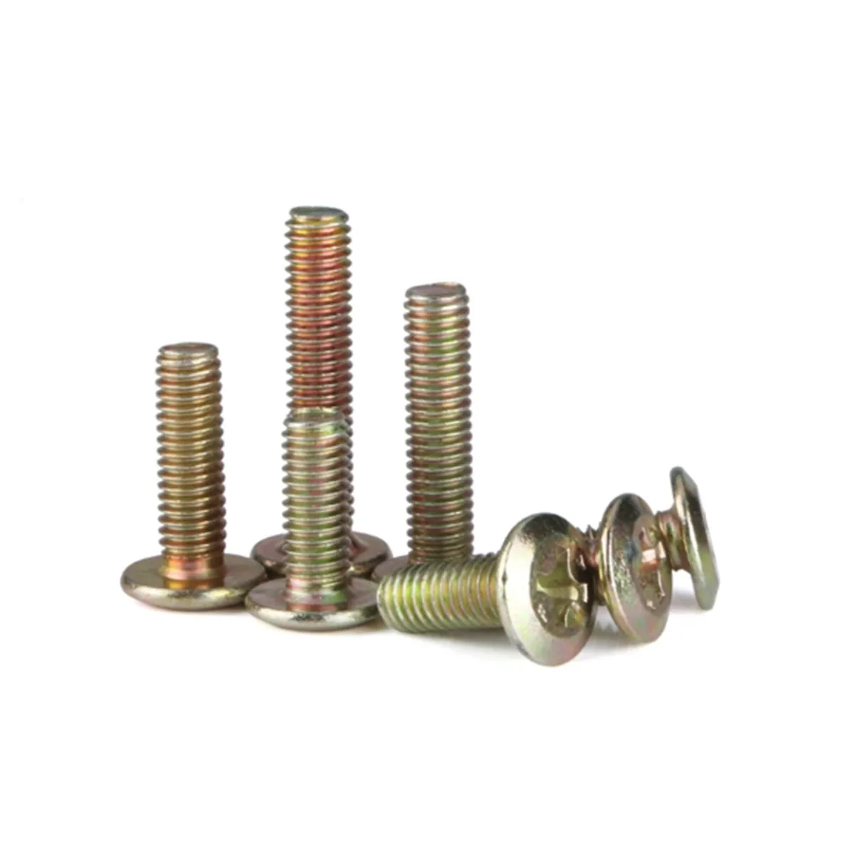Colored Zinc Plated Nickel Flat Head Chamfered Cross Screw Crib Home Fastening Link M6
Colored Zinc Plated Nickel Flat Head Chamfered Cross Screw Crib Home Fastening Link M6