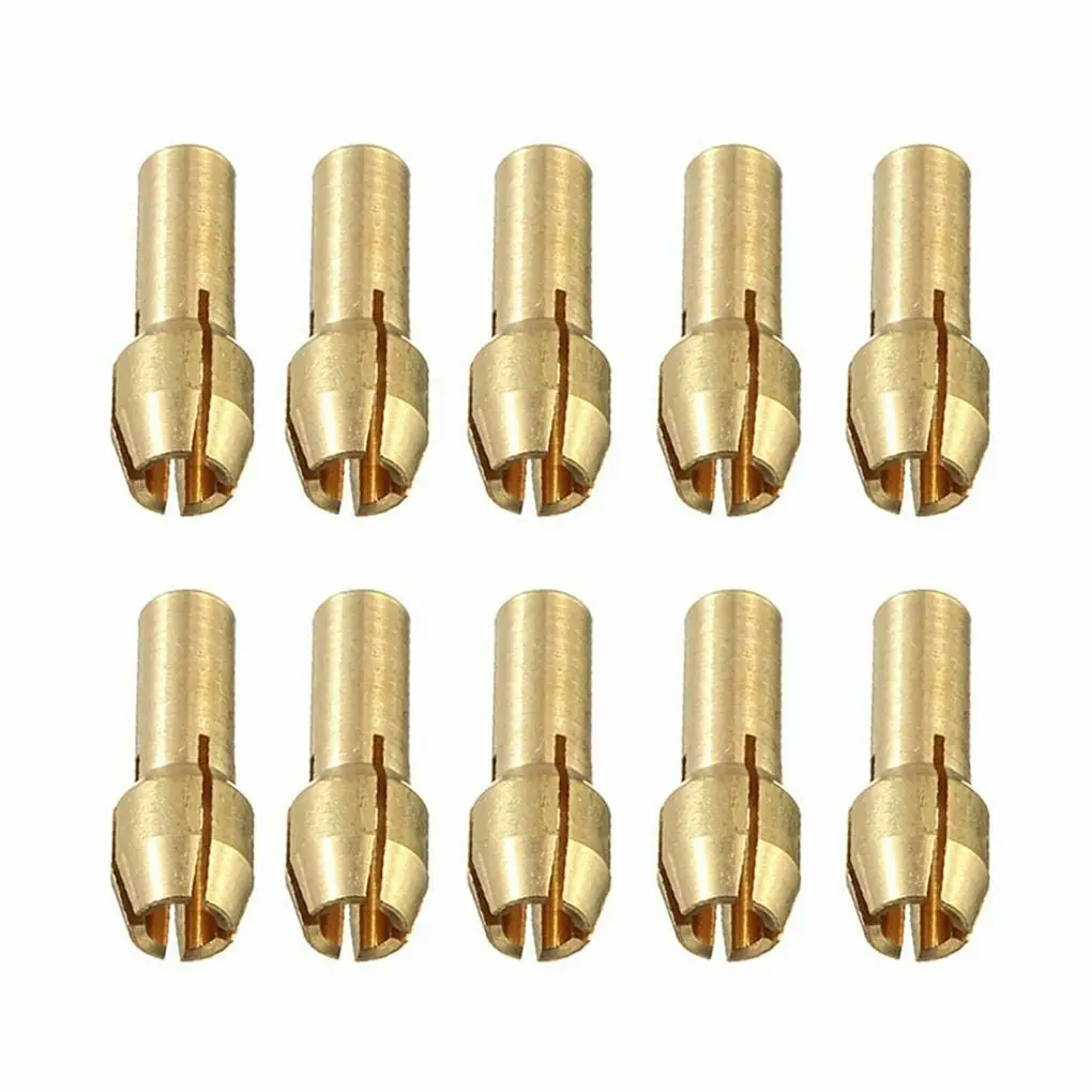 11PCS/Set Power Tool Brass Drill Chucks Collet Bits 0.5mm-3.2mm Shank Screw Nut Replacement For Dremels Rotary Tool
11PCS/Set Power Tool Brass Drill Chucks Collet Bits 0.5mm-3.2mm Shank Screw Nut Replacement For Dremels Rotary Tool