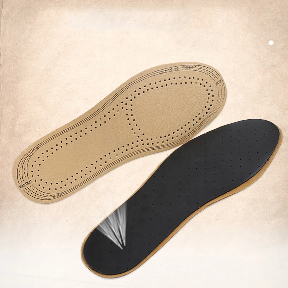 

1Pair Ultra Thin Breathable Deodorant Insoles Pigskin Instantly Absorb Sweat Replacement Inner Soles Shoes Insole Pads