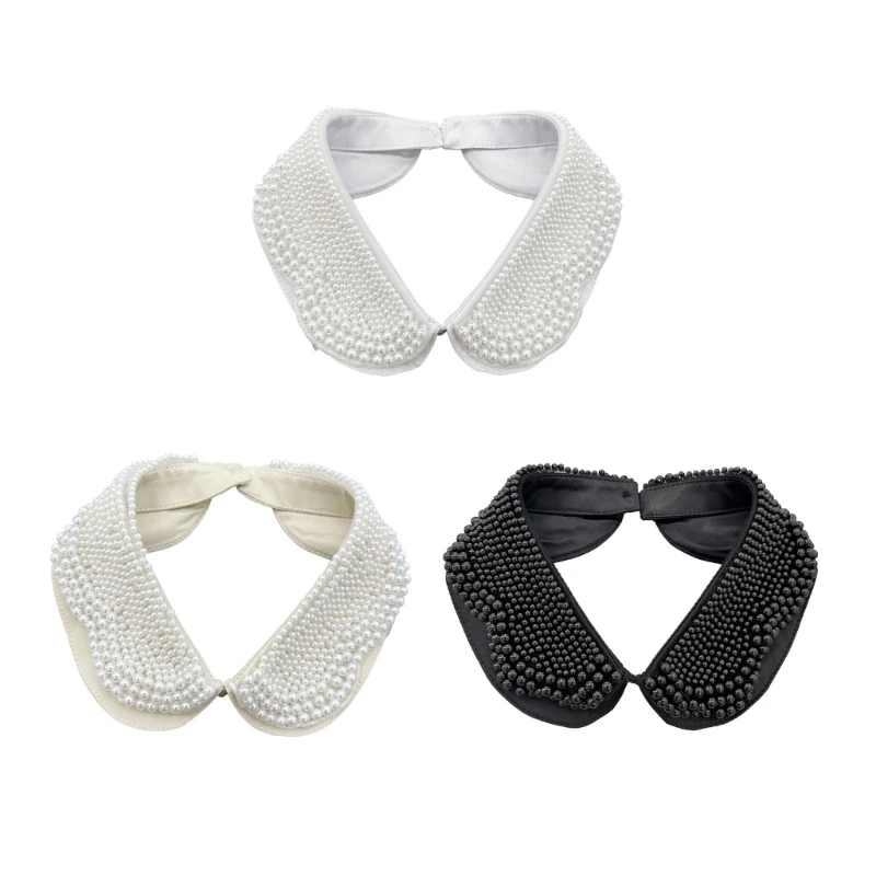 Detachable False Collar Girls Clothes Accessiory Matching with Shirt or Dress for Lady Girl Encrusted Beads Collar 449B
Detachable False Collar Girls Clothes Accessiory Matching with Shirt or Dress for Lady Girl Encrusted Beads Collar 449B