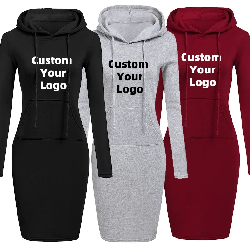 Customize your logo Women Hoodie Dress Autumn and Winter Fashion Long Sleeve Hoodie Casual Hooded Dress Pullover Dress S-2XL
Customize your logo Women Hoodie Dress Autumn and Winter Fashion Long Sleeve Hoodie Casual Hooded Dress Pullover Dress S-2XL