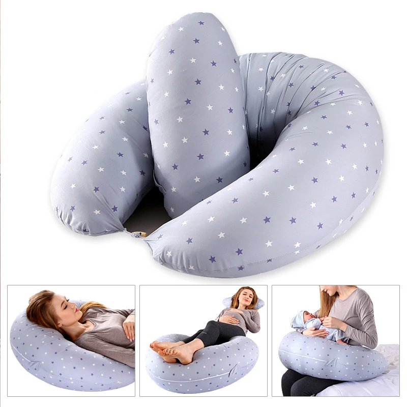 

Multifunction Nursing Pillow Baby Maternity Breastfeeding Pillow Adjustable Pregnant woman Waist Cushion Layered Washable Cover