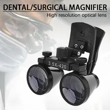 3.5X Magnification Binocular Dental Loupe Surgery Surgical Magnifier Large View High Resolution Operation Loupe Lamp With Clamp
3.5X Magnification Binocular Dental Loupe Surgery Surgical Magnifier Large View High Resolution Operation Loupe Lamp With Clamp