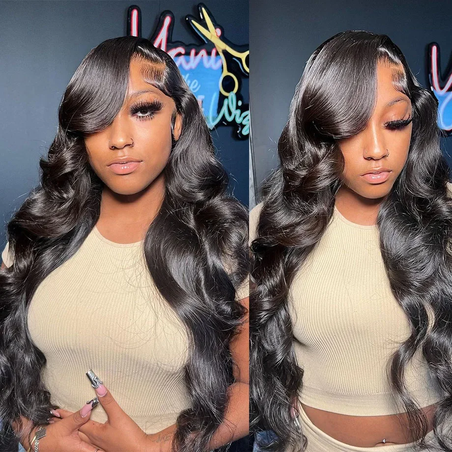 

Lumiere Glueless Wig Human Hair Ready To Go Pre Plucked Wigs Brazilian Body Wave 13x4 HD Lace Frontal Human Hair Wig