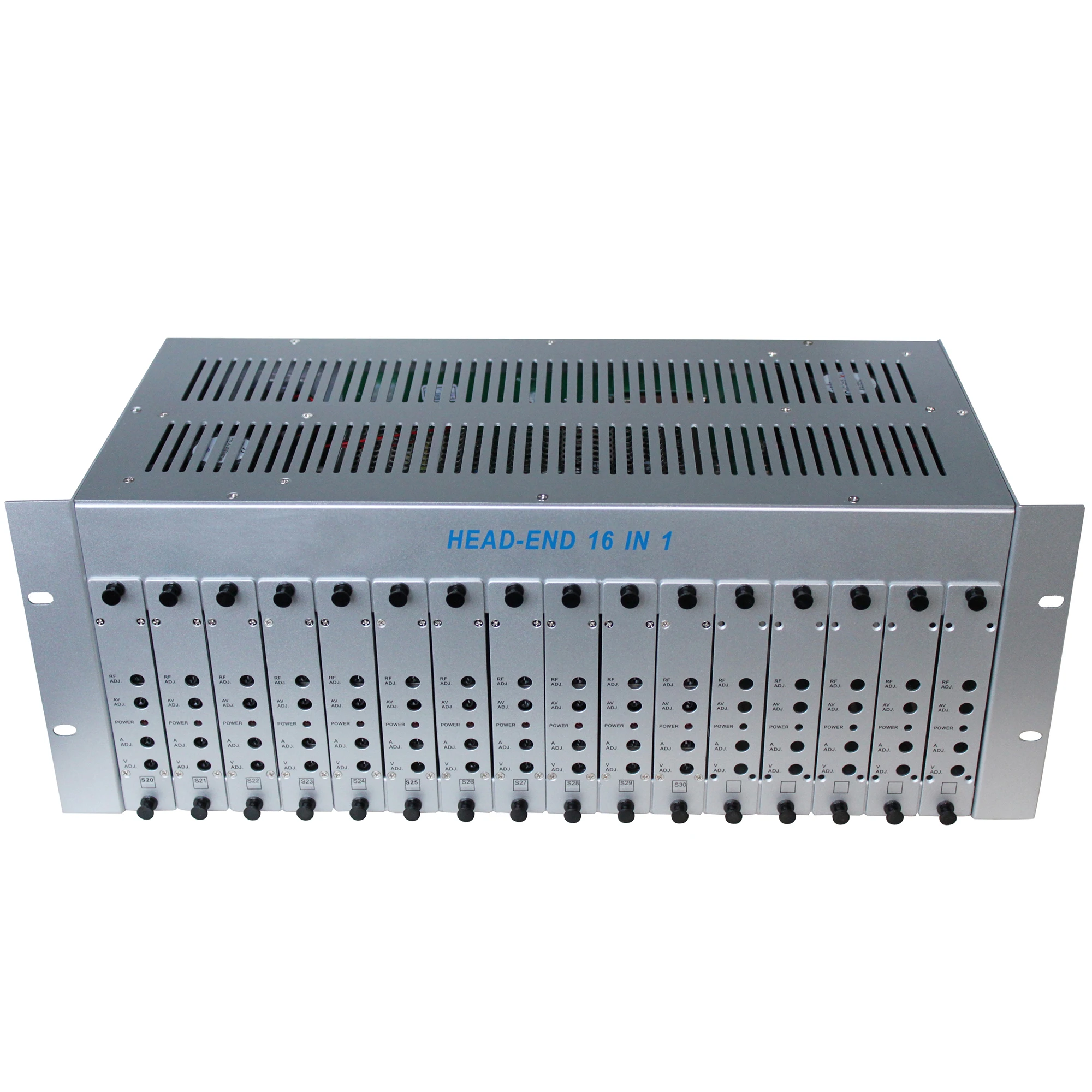 

analog CATV modulator, SK-16M, 16 in 1 catv headend adjacent channels modulator CATV modulator for hotel/school/dormitory