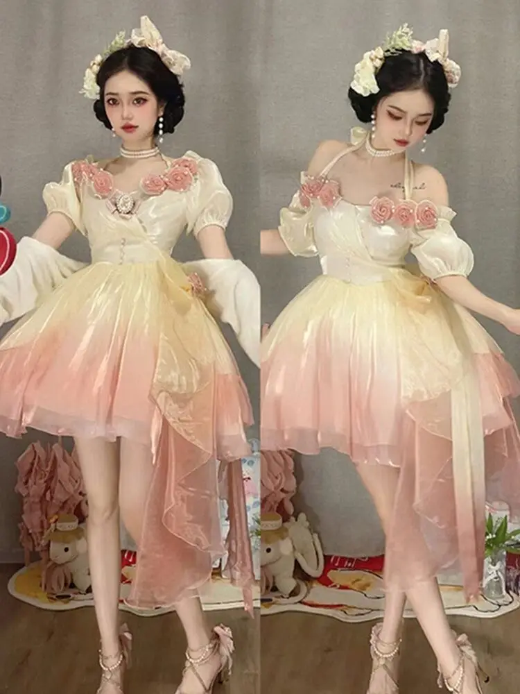 Spring Summer New Flower Wall Elegant And Original Lolita Dress Girl Sweet Cosplay Costume Animation Show Japan Outfit Dress
Spring Summer New Flower Wall Elegant And Original Lolita Dress Girl Sweet Cosplay Costume Animation Show Japan Outfit Dress