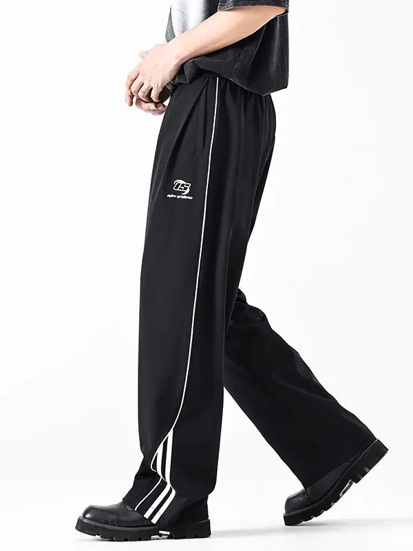 Sports Pants Men's Elastic Side Stripes Casual Straight Leg Loose Pants 2023 Summer Wide Leg Drape
Sports Pants Men's Elastic Side Stripes Casual Straight Leg Loose Pants 2023 Summer Wide Leg Drape