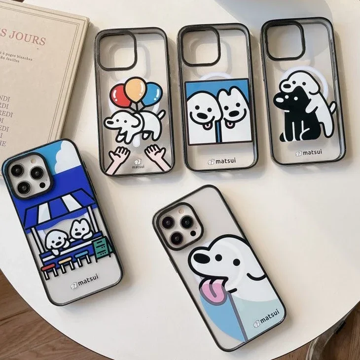 Cute Dog Friend 2.0 Acrylic Black Border MagSafe Phone Case Cover for IPhone 12 13 14 15 Pro Max Case for IPhone 15 Pro Max
Cute Dog Friend 2.0 Acrylic Black Border MagSafe Phone Case Cover for IPhone 12 13 14 15 Pro Max Case for IPhone 15 Pro Max