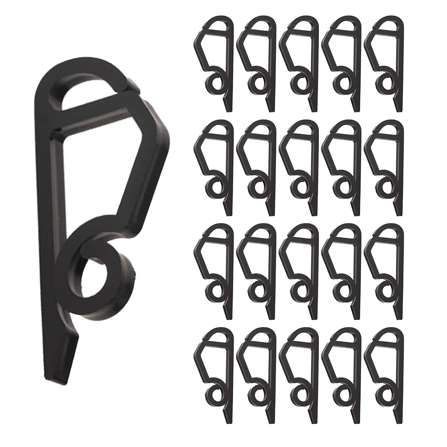 120 Pack Christmas Light Clips Outdoor -Weatherproof Christmas Light Hangers Gutter Hooks for Christmas Holiday Black
120 Pack Christmas Light Clips Outdoor -Weatherproof Christmas Light Hangers Gutter Hooks for Christmas Holiday Black
