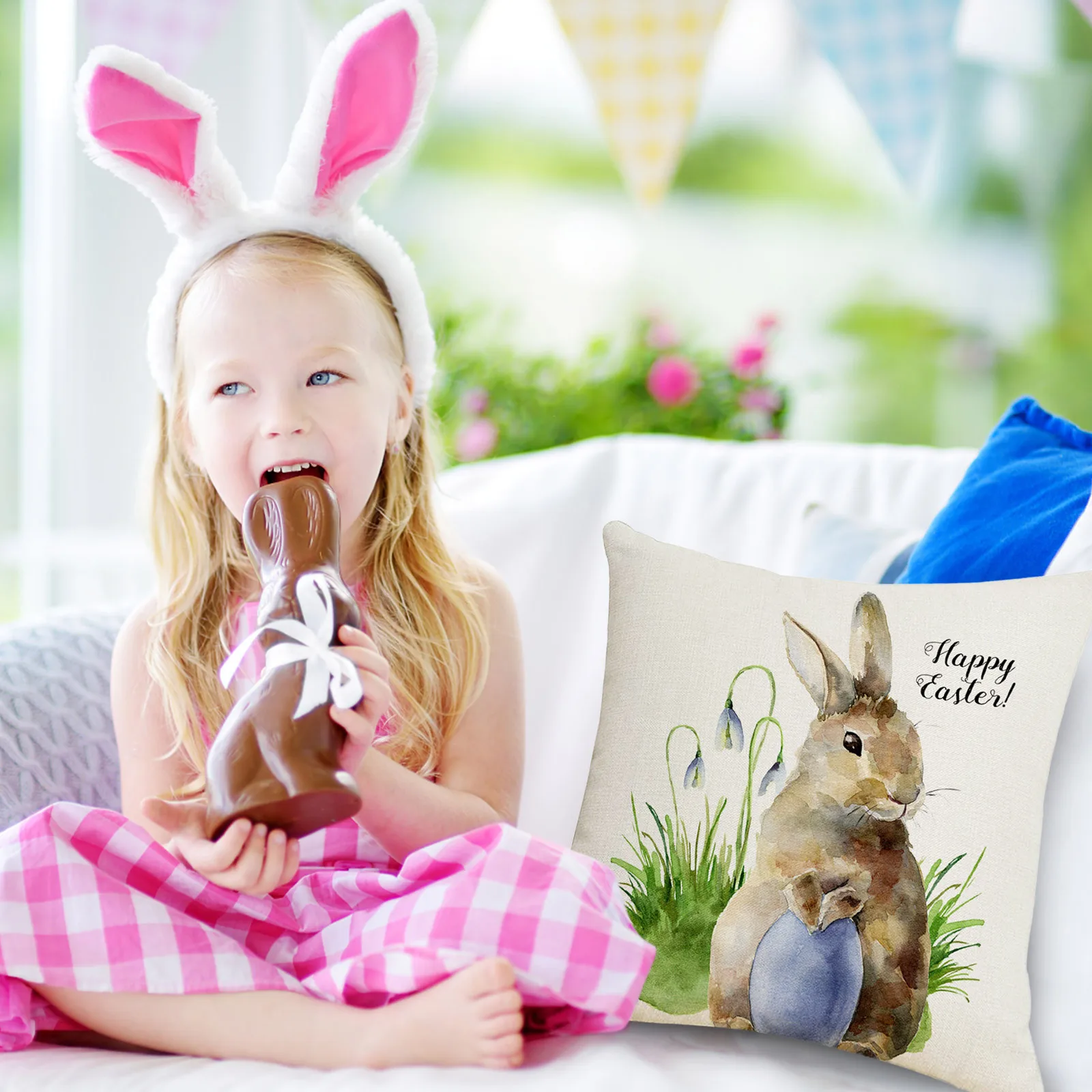 1pc Easter Cushion Cover For Home Decoration Funny Meme Throw Pillow Cover 2024 Linen Sofa Pillow Case For Living Room 45x45cm
1pc Easter Cushion Cover For Home Decoration Funny Meme Throw Pillow Cover 2024 Linen Sofa Pillow Case For Living Room 45x45cm