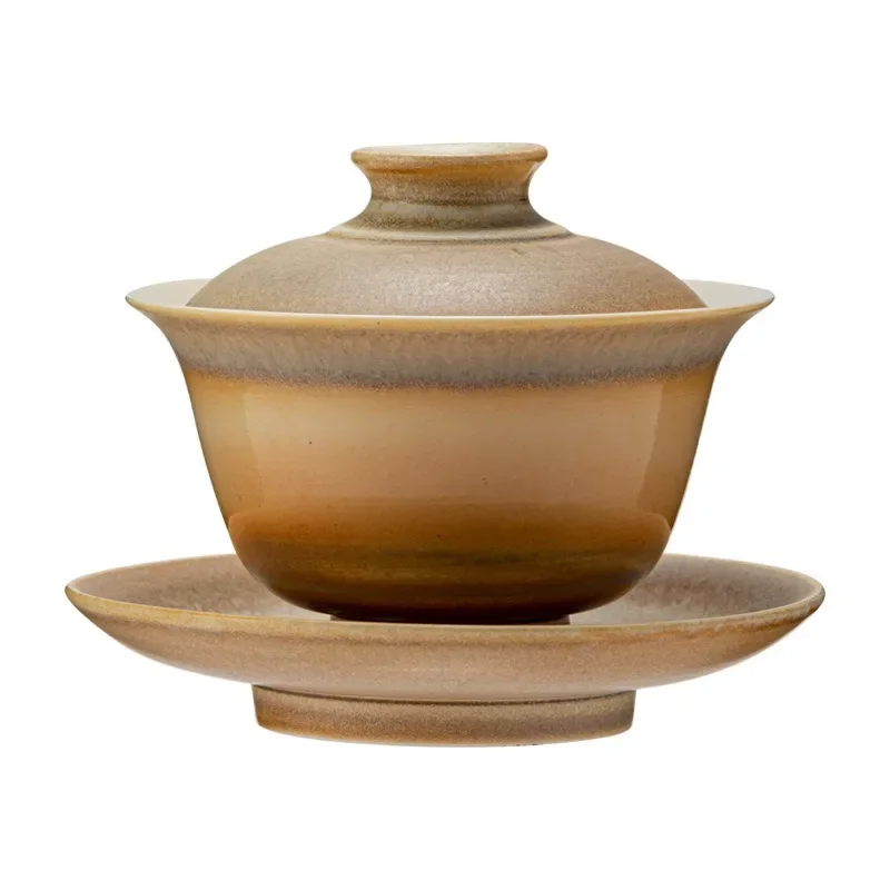 Chinese Kiln Change Ceramic Tea Tureen, Master Teacup, Travel Portable Gaiwan, Handmade Tea Bowl, Home Tea Set, Drinkware, 150ml
Chinese Kiln Change Ceramic Tea Tureen, Master Teacup, Travel Portable Gaiwan, Handmade Tea Bowl, Home Tea Set, Drinkware, 150ml