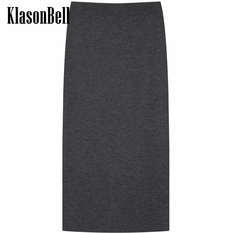 1.3 KlasonBell Fashion Simple Knitted Mid-Length Back Split Skirt For Women Elastic High Waist Solid Color Wool Knit Skirts
1.3 KlasonBell Fashion Simple Knitted Mid-Length Back Split Skirt For Women Elastic High Waist Solid Color Wool Knit Skirts