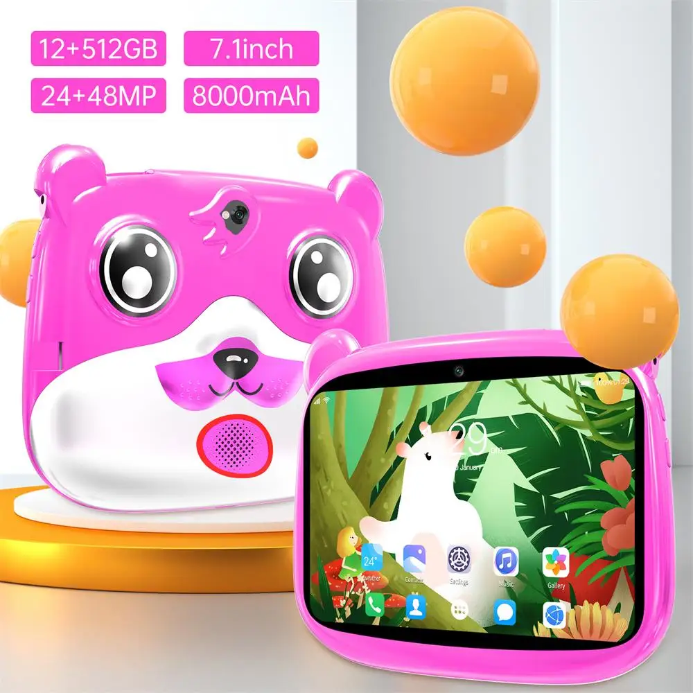 Q8C1 Children Tablet PC 7.1 Inch HD Display Screen Android 12 RAM:12GB-ROM:512GB 24+48MP GPS Kids Study Tablet 8000mAh 10 Core
Q8C1 Children Tablet PC 7.1 Inch HD Display Screen Android 12 RAM:12GB-ROM:512GB 24+48MP GPS Kids Study Tablet 8000mAh 10 Core