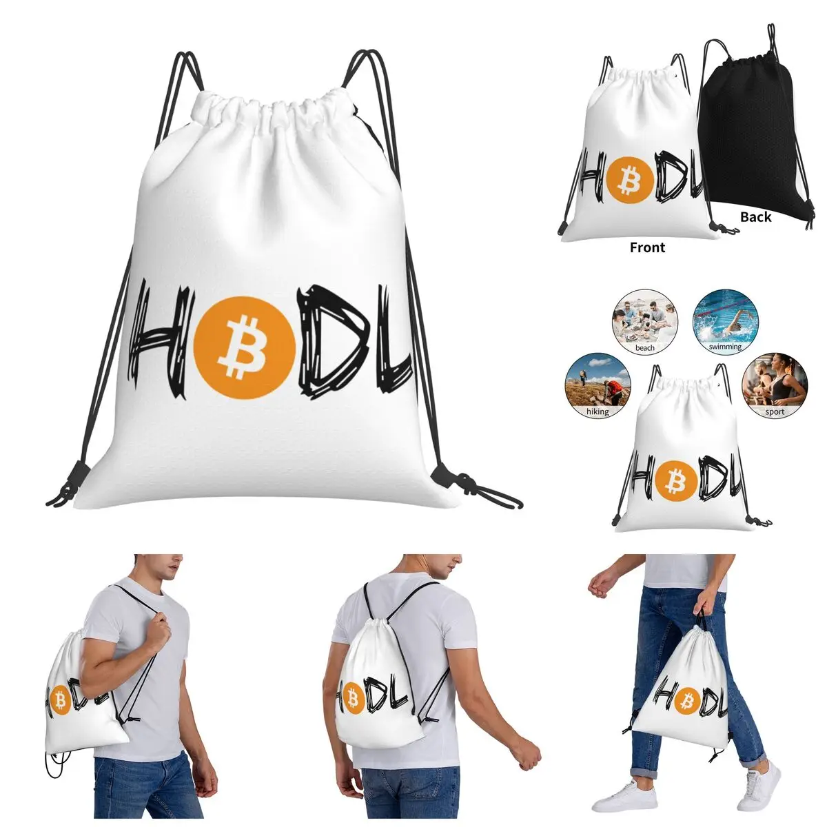 Backpack Humor Graphic Drawstring Bags Gym Bag HODL Bitcoin BTC Crypto BTFD Graphic Drawstring Backpack
Backpack Humor Graphic Drawstring Bags Gym Bag HODL Bitcoin BTC Crypto BTFD Graphic Drawstring Backpack
