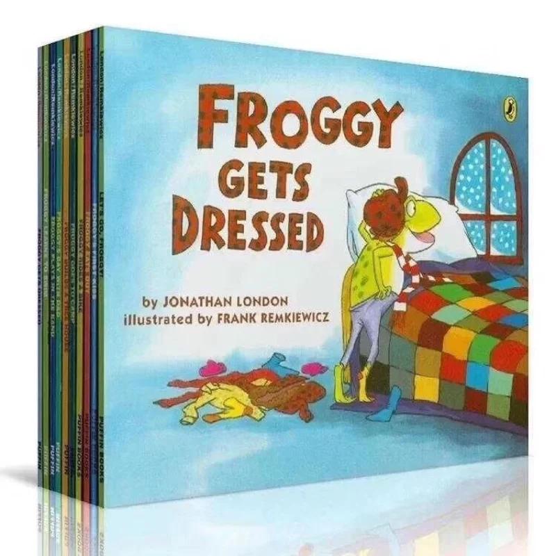 10 Books/Set I Can Read Froggy Kids classical story children Early Education English picture Story reading Book
10 Books/Set I Can Read Froggy Kids classical story children Early Education English picture Story reading Book