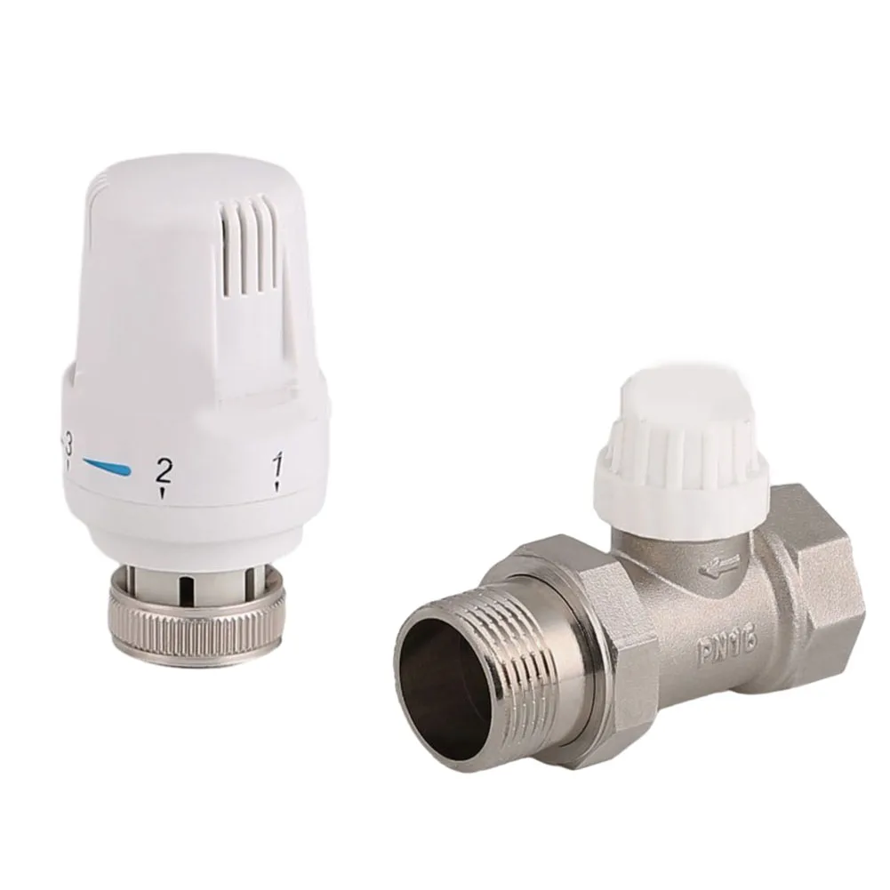 Thermostatic Radiator Valve Special Valve White Silver Precise 1 Pc Automatically Copper DN20/DN15 Energy Efficient
Thermostatic Radiator Valve Special Valve White Silver Precise 1 Pc Automatically Copper DN20/DN15 Energy Efficient