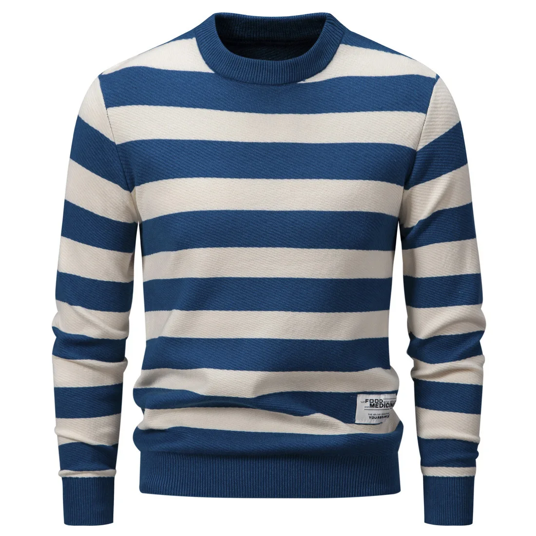 2023 New Pullover Men's Autumn/Winter Wool Round Neck Slim Fit Sweater Casual Stripe Pullover Versatile Warm Knit Grey Green
2023 New Pullover Men's Autumn/Winter Wool Round Neck Slim Fit Sweater Casual Stripe Pullover Versatile Warm Knit Grey Green
