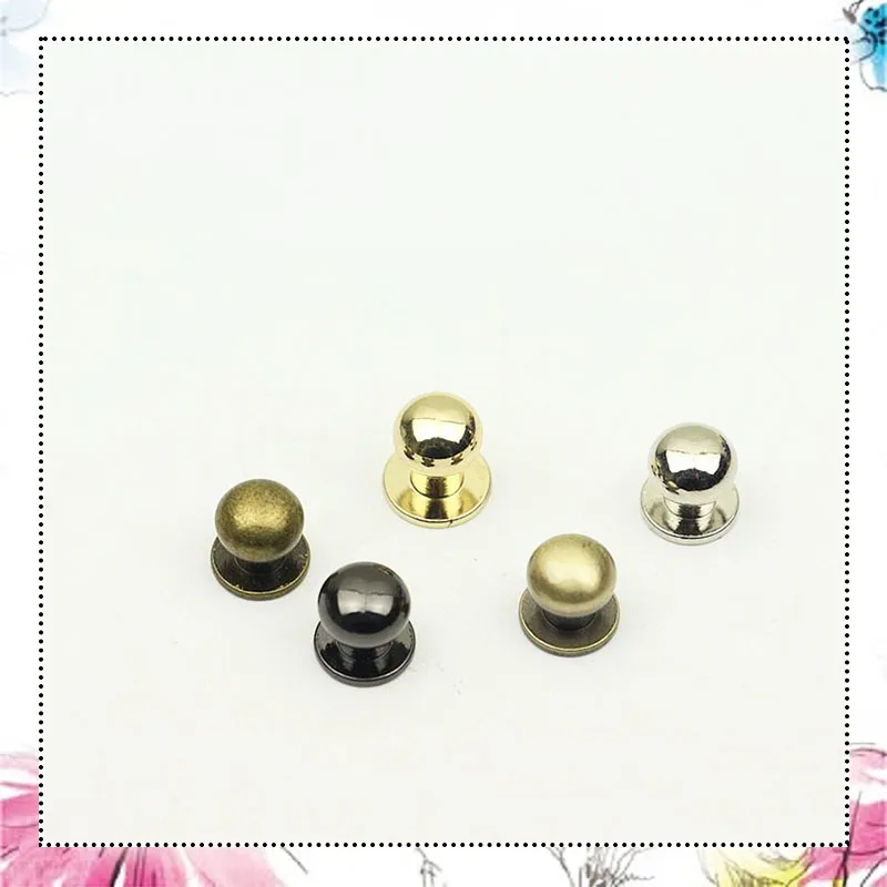 30pcs 9mm Copper Nipple Nail Buckles Metal Rivet for Bag Purses Fasterner Clasps Studs Screw Buttons Leathercraft Accessories
30pcs 9mm Copper Nipple Nail Buckles Metal Rivet for Bag Purses Fasterner Clasps Studs Screw Buttons Leathercraft Accessories