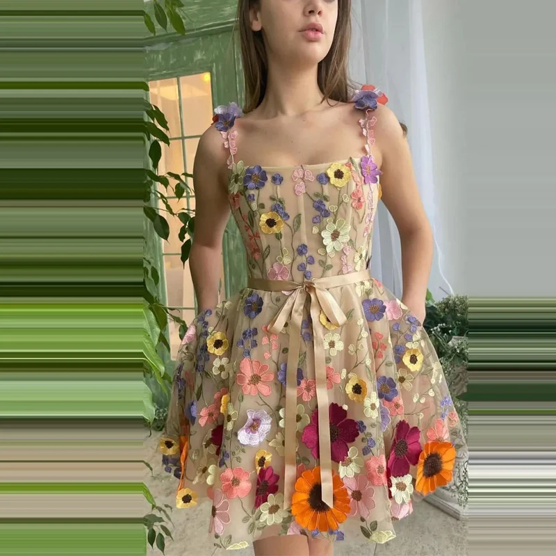 New Women Sling Flower Printed Embroidery Evening Dress Fashion Female Party Dress 2024 Lady Sleeveless Wrap Buttocks Mini Dress
New Women Sling Flower Printed Embroidery Evening Dress Fashion Female Party Dress 2024 Lady Sleeveless Wrap Buttocks Mini Dress