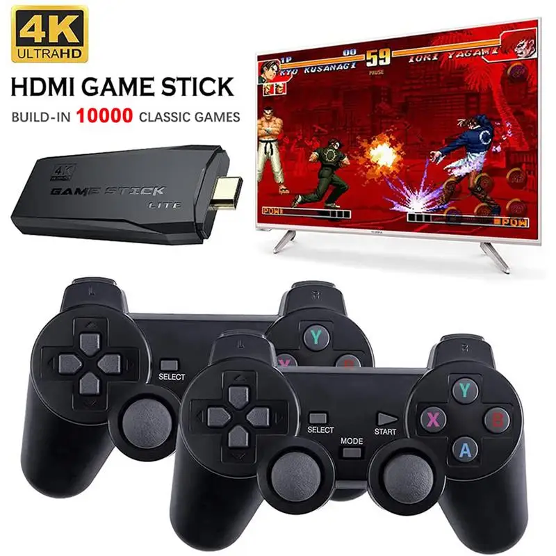 New New M8 Video Game Console 2.4G Double Wireless Controller Game Stick 4K 10000 games 64GB Retro games For PS1/GBA Kid Xmas
New New M8 Video Game Console 2.4G Double Wireless Controller Game Stick 4K 10000 games 64GB Retro games For PS1/GBA Kid Xmas