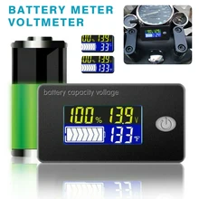 1pc Battery Capacity Indicator 12V 24V 32V 48V Durable Batterys Tester Temperature Voltmeter Multi-function Instrument
1pc Battery Capacity Indicator 12V 24V 32V 48V Durable Batterys Tester Temperature Voltmeter Multi-function Instrument