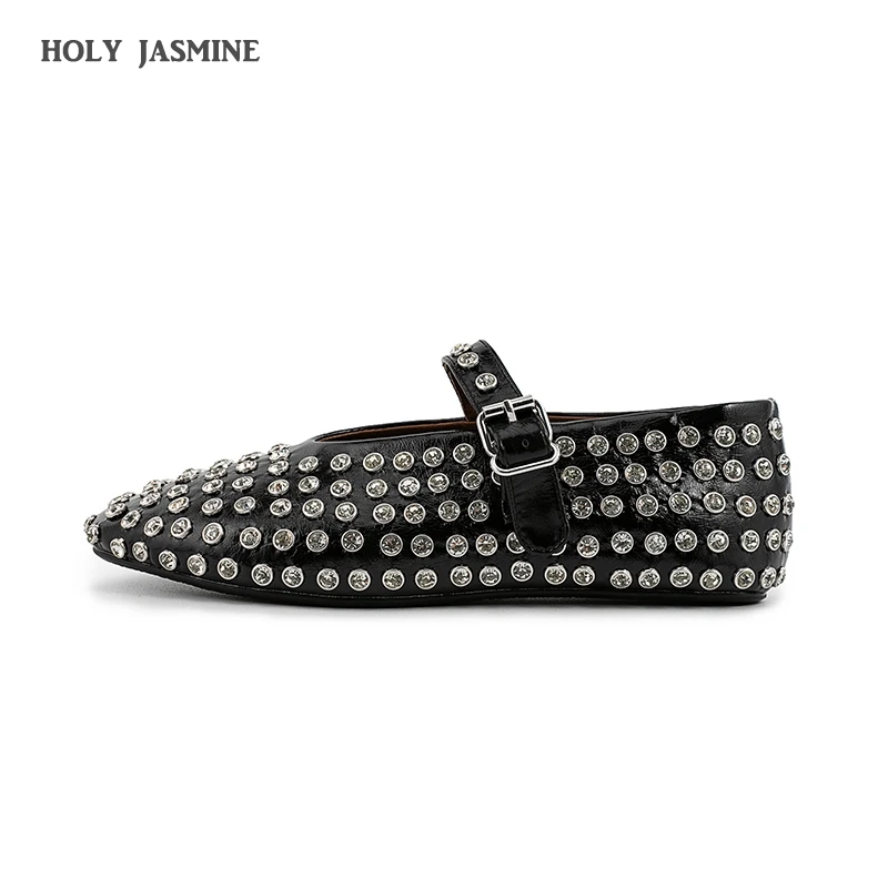 Size 34-43 Women Sparkly Crystals Flats Shoes Mary Janes Ballet Real Leather Heels Shoes Ins 2024 Fashion Spring Casual Daily
Size 34-43 Women Sparkly Crystals Flats Shoes Mary Janes Ballet Real Leather Heels Shoes Ins 2024 Fashion Spring Casual Daily